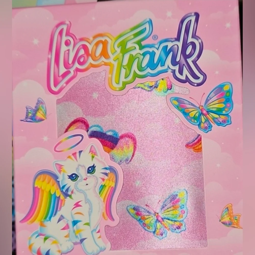 Lisa Frank X Kitsch Stain Pillow Case Angel kitty King Size 36